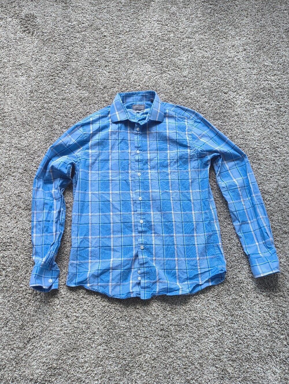 Men's Michael Kors Button Down Long Sleeve Casual Size Large